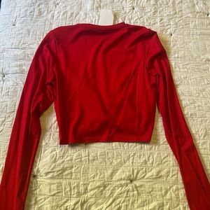 H&M crop top, Red, Size Small